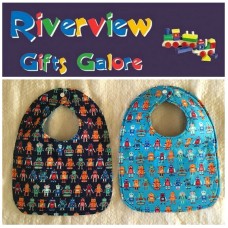 Reversible Bib - Robots Reversible Bib - Robots